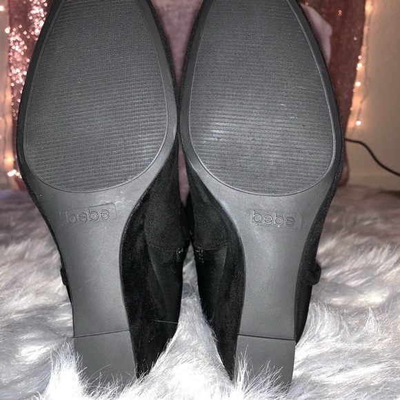 👽SOLD👽 SOLD 👽 Bebe Knee High Black Boots - Picture 3 of 3